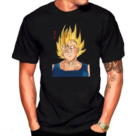 Mens Dragon Ball Super Saiyan Majin Vegeta Trunks Short Sleeve T Shirt Tops 21 84 Picclick