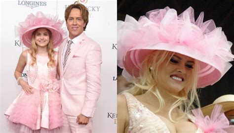 Dannielynn Birkhead Wears Anna Nicole Smiths Hat To Kentucky Derby