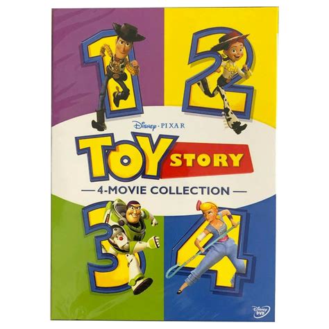 Toy Story 4 Movie Collection Dvd Complete 1 2 3 4 Film Combo New Free