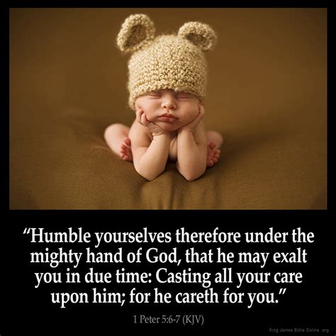Philippians colossians 1 thessalonians 2 thessalonians 1 timothy 2 timothy titus philemon hebrews james 1 peter 2 peter 1 john 2 john 3 john jude revelation. 1 Peter 5:6 Inspirational Image