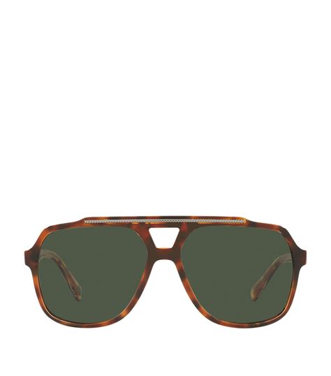 Dolce And Gabbana Square Pilot Sunglasses Harrods Us
