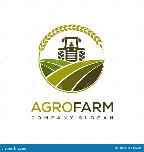Agro Farm Vector Logo Design Illustration Of Agriculture Business