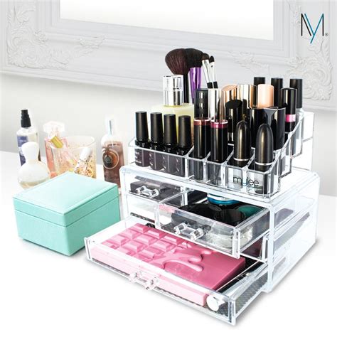 Mylee Beauty Acrylic Accessories Makeup Organiser With 20 Compartments