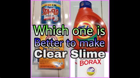 Testing What Slime Activator Is The Best To Make Clear Slime Youtube