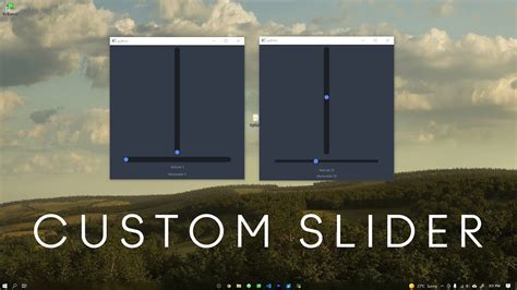 Tutorial Custom Slider Without Qpainter Only Stylesheet Modern Gui Pyside Or Pyqt Youtube