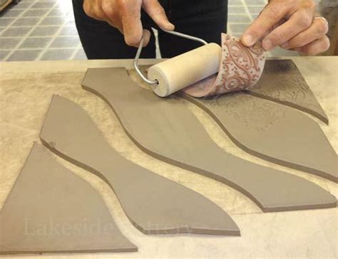See more ideas about crafts, clay crafts, clay art. Quilting with Clay | Hand Building Slab Hanging Art ...