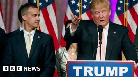 Donald Trump Defends Campaign Manager Charged With Assault Bbc News