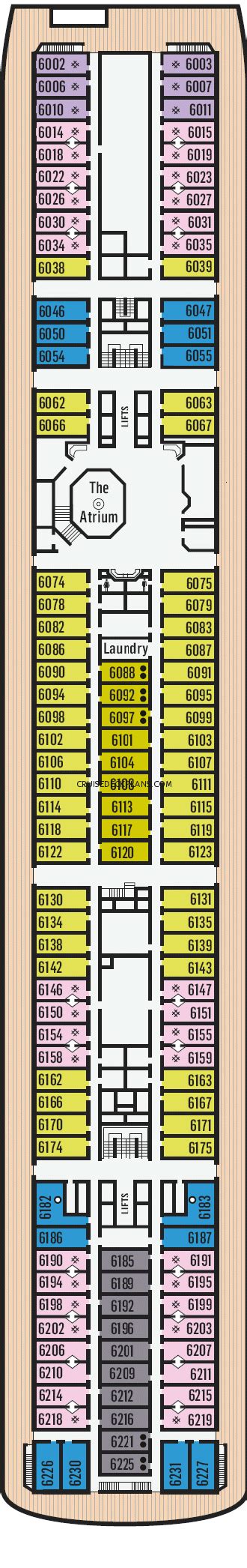 Pacific Aria Deck Plans Layouts Pictures Videos