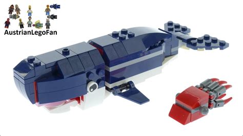 Lego Creator 31088 Whale Deep Sea Creatures Speed Build Youtube