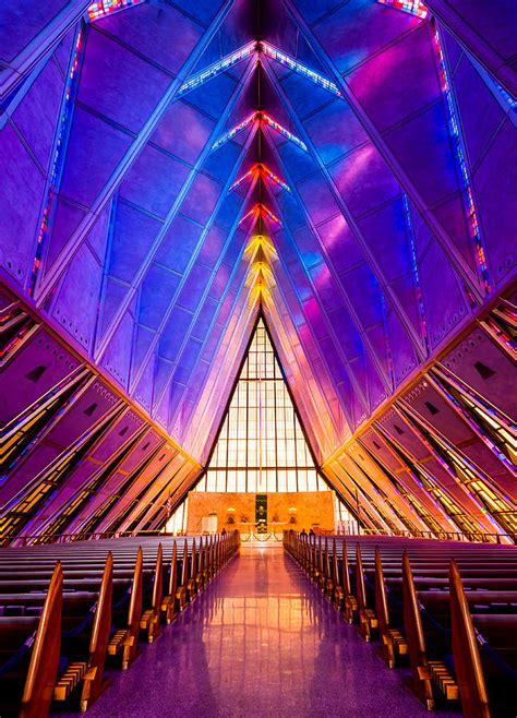 United States Air Force Academy Protestant Cadet Chapel Photograph By