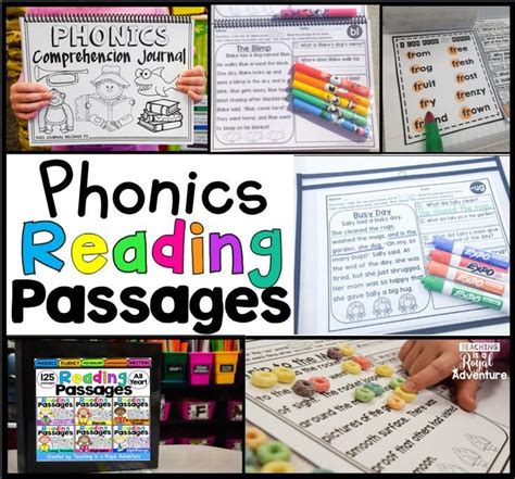 Reading phonetically is basically being able to break words apart, sound out each letter, and then put them back together again to form the word. Phonics Reading Comprehension Passages and Questions: (All ...