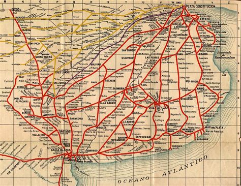 All Sizes Mapa Ferroviario De La Pcia De Buenos Aires 1938 Buenos