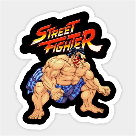 The Power Of Ehonda Street Fighter Games Sticker Teepublic