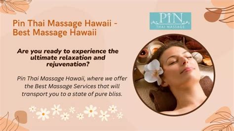Ppt Pin Thai Massage Hawaii Best Massage Hawaii Powerpoint Presentation Id12218909