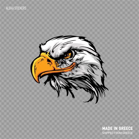 Decal Sticker Bald Eagle Head Patriot Freedom North Americacar Etsy