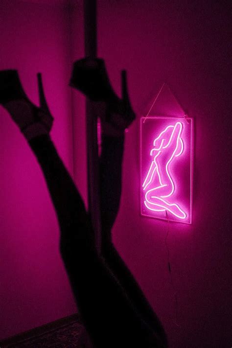 Sexy Girl Woman Pink Neon Sign For Bar Night Club Party Etsy Pink Tumblr Aesthetic Pastel