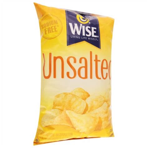 wise® unsalted potato chips 7 5 oz kroger