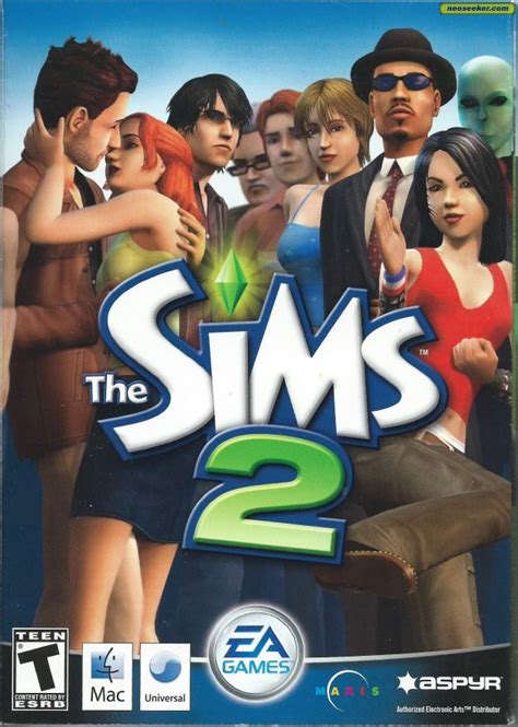 The Sims 2 Mac Front cover