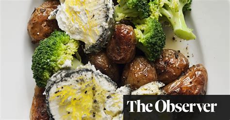 Nigel Slater’s Roast New Potatoes Broccoli And Goat’s Cheese Recipe Vegetarian Food And Drink
