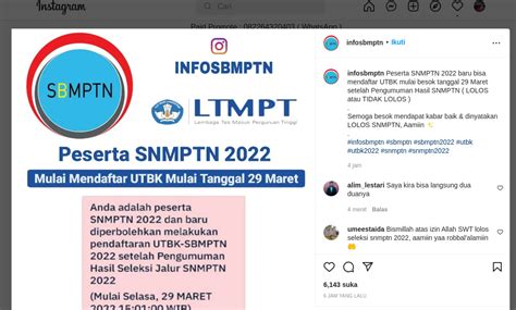 Gagal Lulus Snmptn 2022 Langsung Ikut Sbmptn 2022 Dan Buka Peluang Ke