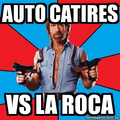 Meme Chuck Norris Auto Catires Vs La Roca