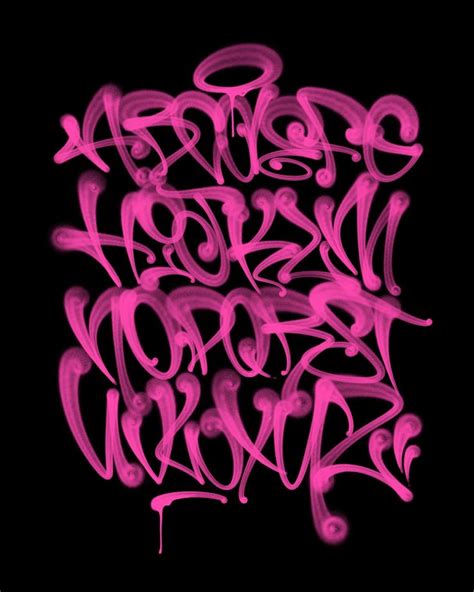 Graffiti Fat Cap Alphabet Graffiti Lettering Fonts Graffiti