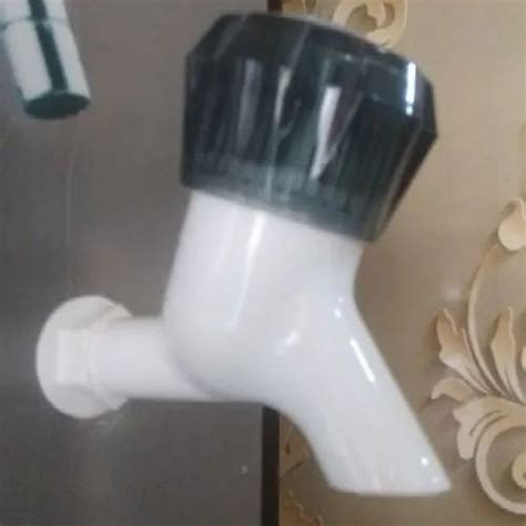 Aqua Plastic Pvc Crystal Pillar Cock For Bathroom Fitting Size 12