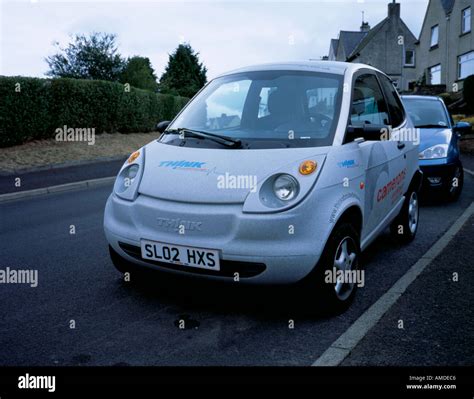 Think Electric Car Scotland Uk Stock Photo Alamy