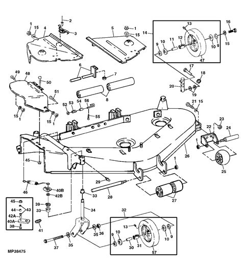 Bm18493 John Deere Mower Deck Avsparts