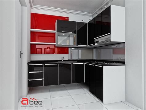 Putih adalah warna yang memberikan ilusi ruang. Rancangan Desain Dapur Mungil Tapi Modern Terlihat Minimalis