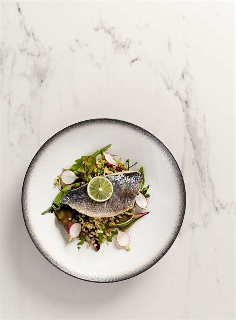 Tender And Crisp Sea Bream Fillet With Bulgur Salad Recipes