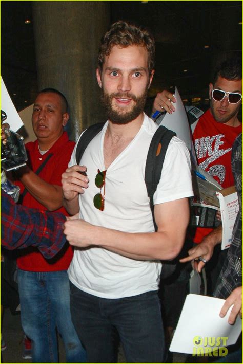 Jamie Dornan Tied Up And Tucked Away His Junk In Flesh Colored Bag For
