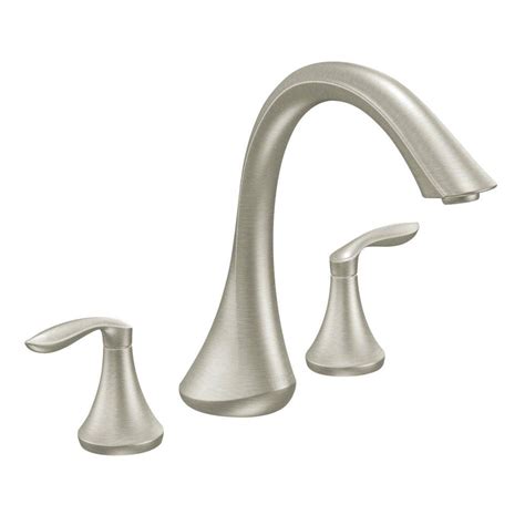 1 top 6 bathtub faucets reviewed. MOEN Eva 2-Handle Deck-Mount Roman Tub Faucet Trim Kit in ...