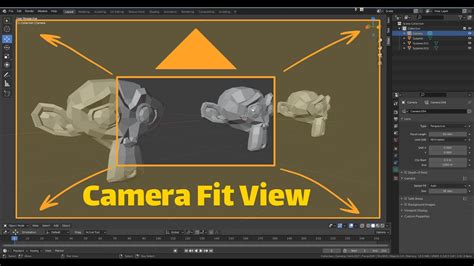 Blender Camera Fit View Camera From View Default Method And The Add