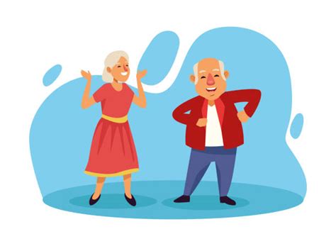 Seniors Having Fun Illustrations Royalty Free Vector Graphics And Clip