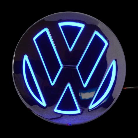 5d Led Car Tail Logo Light Badge Lamp Emblem Sticker For Vw Volkswagen
