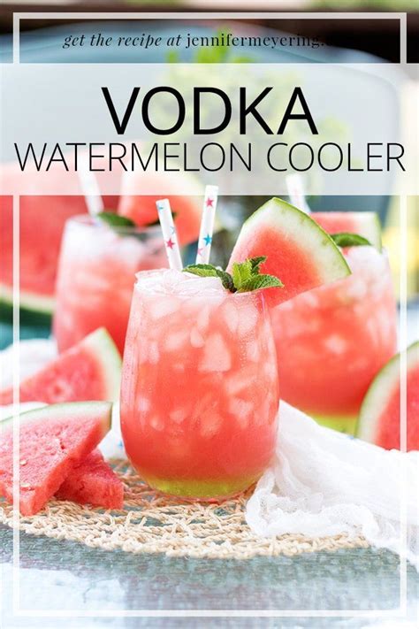 Vodka Watermelon Cooler Jennifer Meyering Watermelon Vodka Bbq