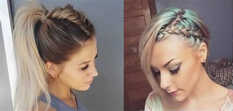 Check spelling or type a new query. Coiffure Avec Tresse Cheveux Mi Long | Coiffure simple et ...