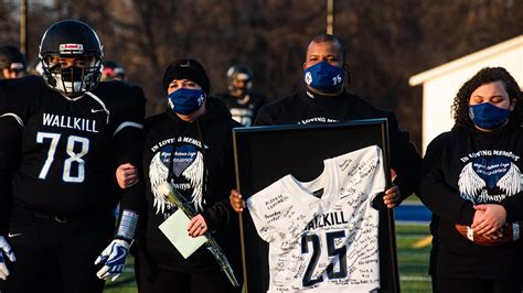 Fallen Wallkill Football Player Miguel Lugo Commemorated At Senior