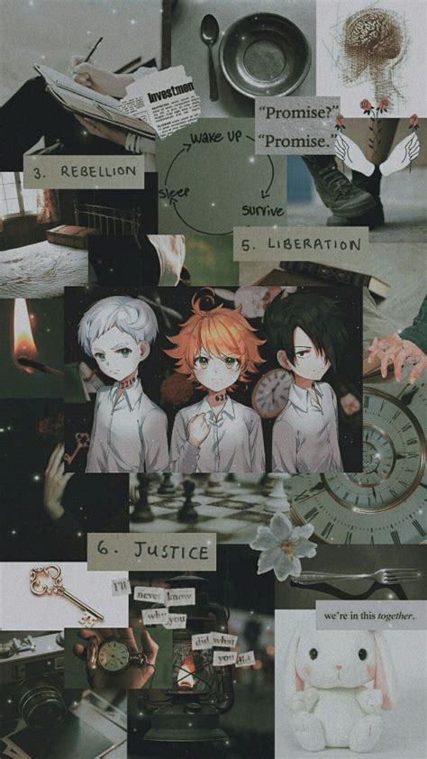 Free Download The Promised Neverland Aesthetic Japan Japan Wallpaper Anime 604x1074 For Your