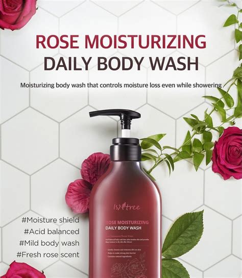 Rose Moisturizing Daily Body Wash 300ml Rosa Vainilla