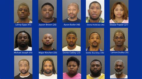 Baltimore Police Arrest 15 Violent Crime Suspects