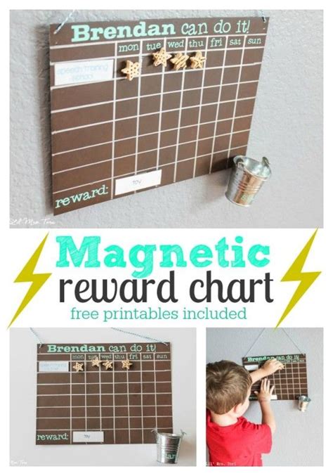 Diy Magnetic Reward Chart Lil Mrs Tori Reward Chart Diy For Kids