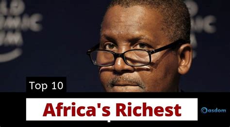 Top 10 Richest Man In Africa Oasdom