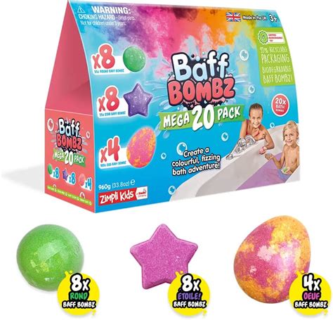 20 X Bath Bombs Mega Pack From Zimpli Kids Kid Bath