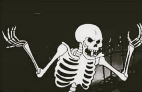 This Skeleton Has Just Heard Some Shit Peace Gesture Okay Gesture