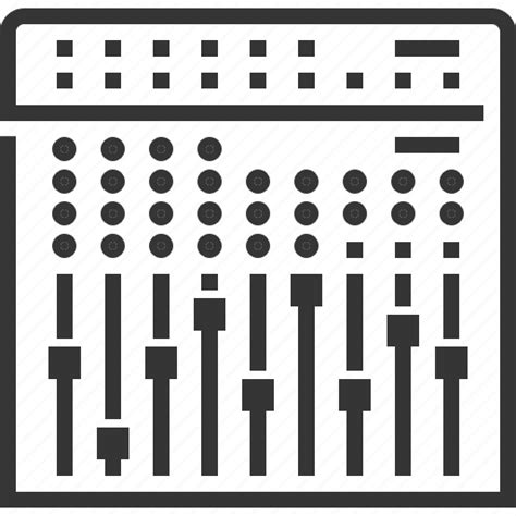 Audio Dub Mixer Mixing Music Production Sound Icon