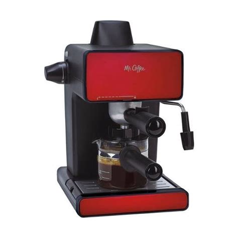 Mr Coffee Bvmc Ecm260 Rb Steam Espresso And Cappuccino Maker Red Ebay