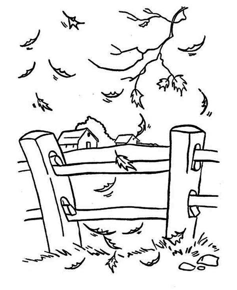 Fence Coloring Pages Coloring Home