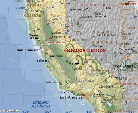 Lista Imagen De Fondo Mapa Del Estado De California Estados Unidos